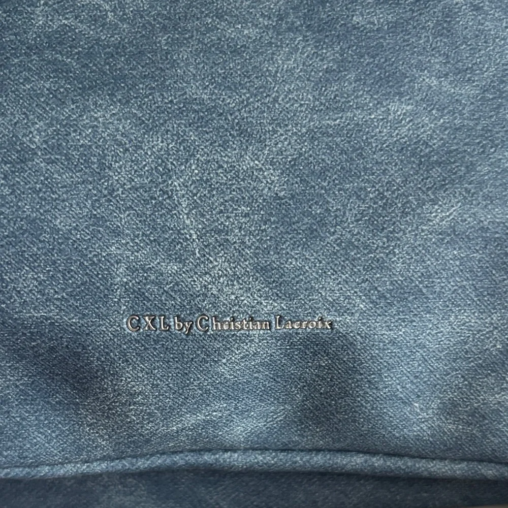 CXL by Christian Lacroix Denim Blue Wristlet Pouch